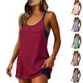 Azura Sleeveless Striped Mini Dress