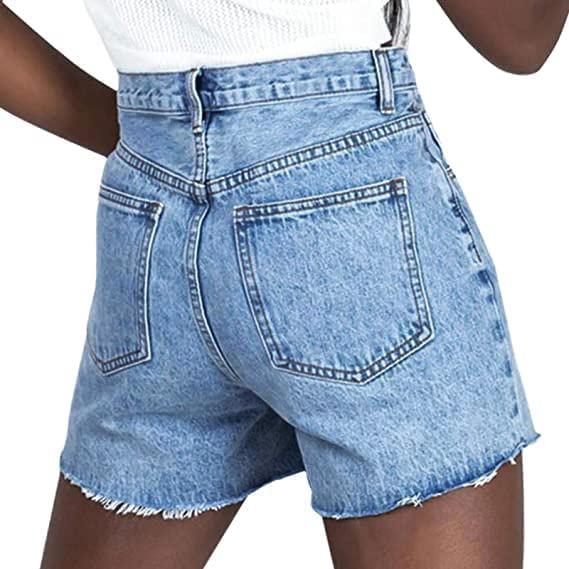 Azuria Summer High Waist Jean Shorts