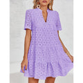 Azuria Sleeveless Summer Babydoll Lace Dress