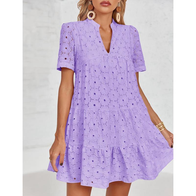 Azuria Sleeveless Summer Babydoll Lace Dress