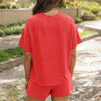 Azuria Ribbed Knit Lounge Set