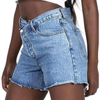 Azuria Summer High Waist Jean Shorts