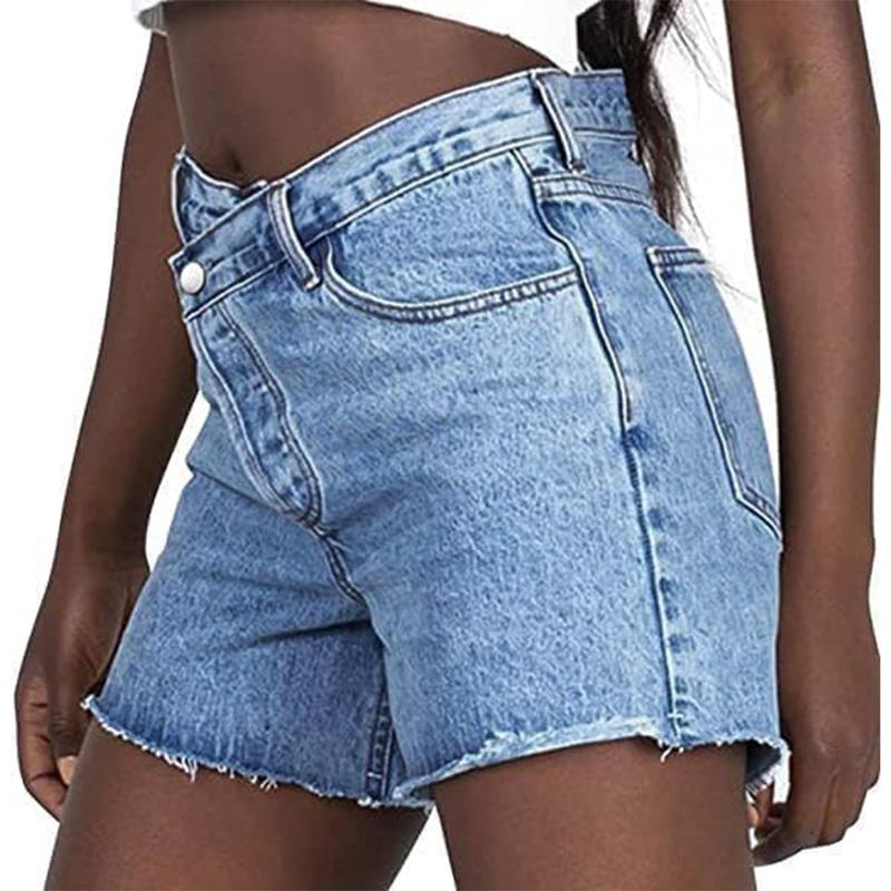 Azuria Summer High Waist Jean Shorts