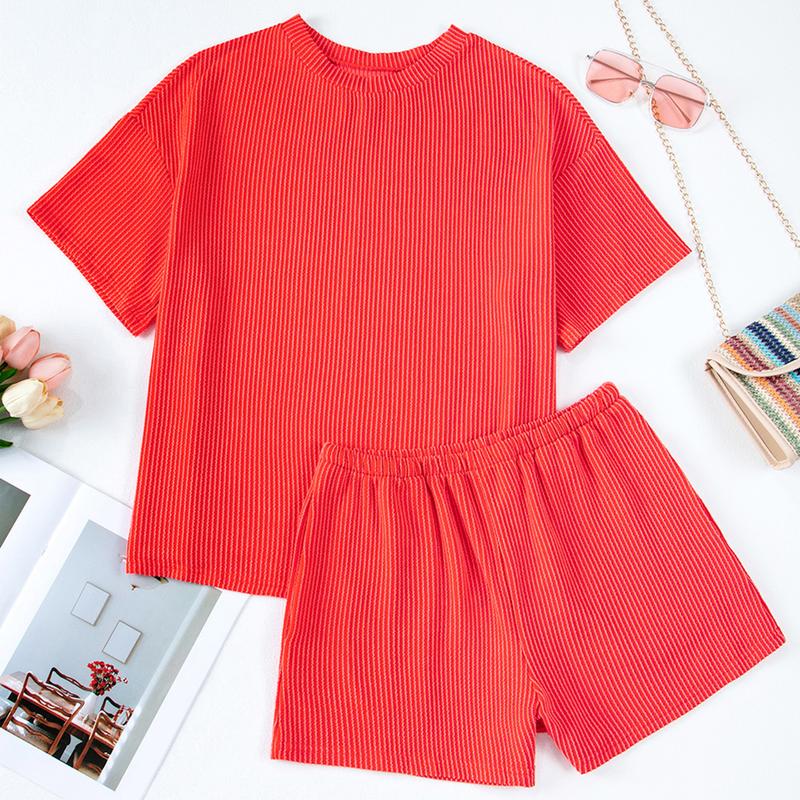 Azuria Ribbed Knit Lounge Set