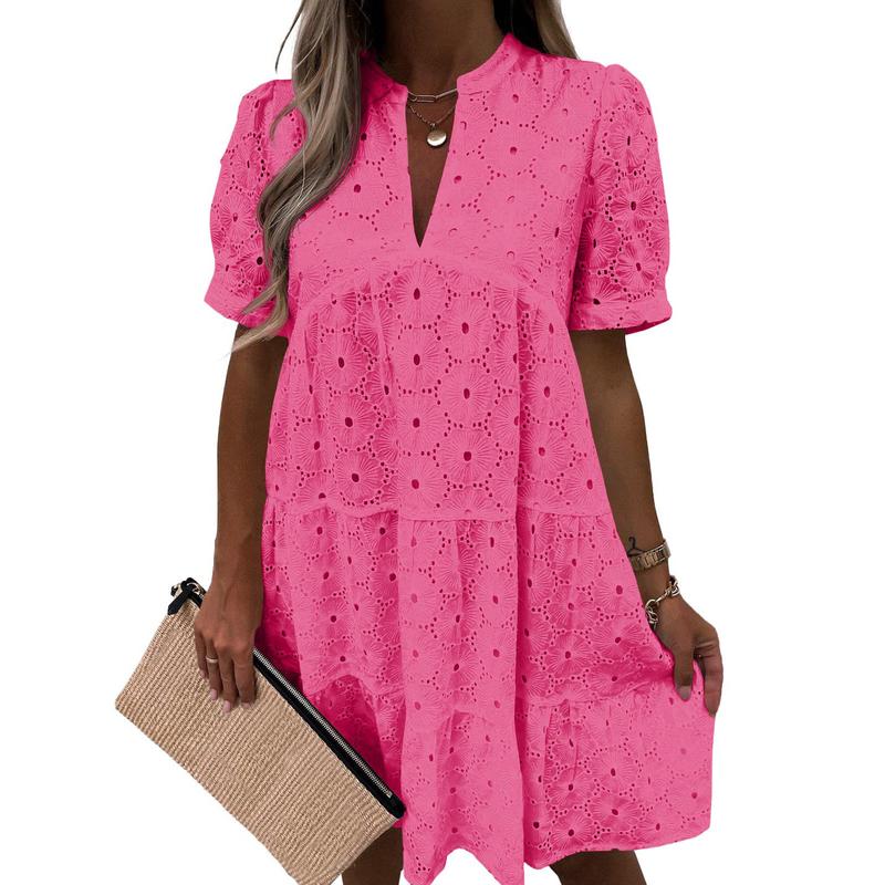 Azuria Sleeveless Summer Babydoll Lace Dress