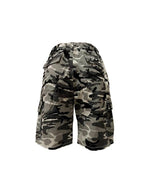 Azuria Summer Camo Print Cargo Shorts