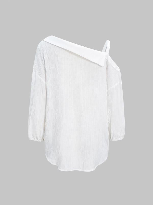 Azuria Summer Cold Shoulder Blouse