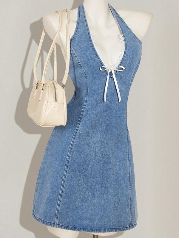 Azuria Summer Denim Dress